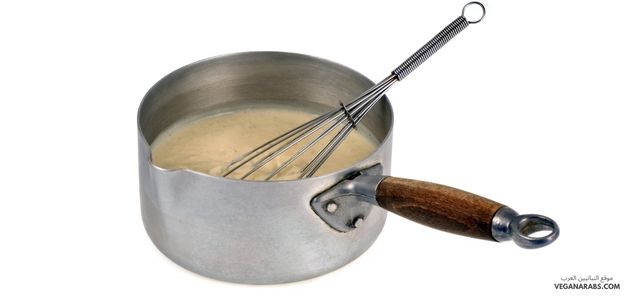 طريقة صنع صلصة البشاميل النباتي