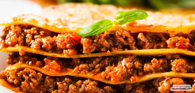 طريقة عمل لازنيا نباتية