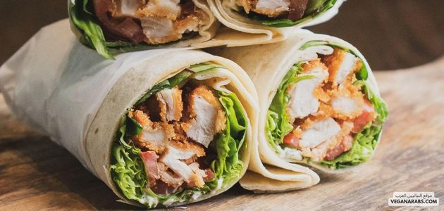 شاورما النباتيه تيمبيه