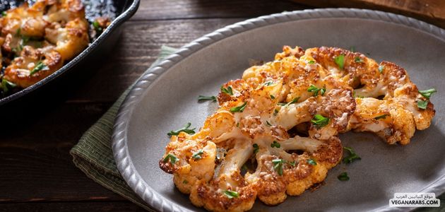 شرائح اللحم القرنبيط