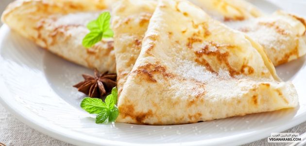 كريب فرنسي مع السبانخ ووصفة فيتا