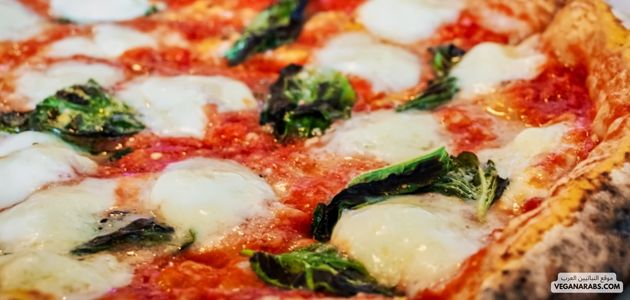 بيتزا مارجريتا نباتية