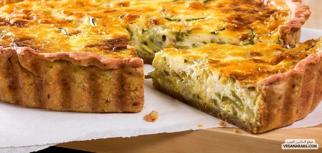 وصفة الهليون والفطر والكراث والجبن النباتي