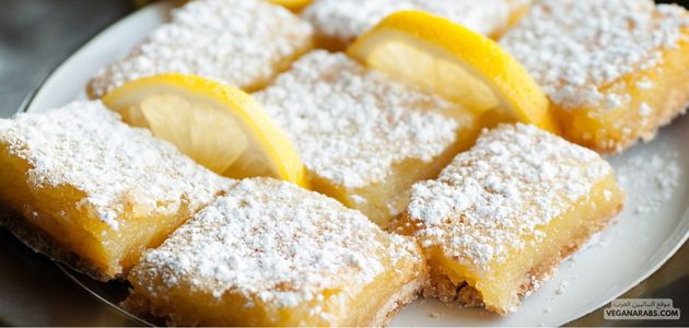 ألواح ليمون نباتية كريمية