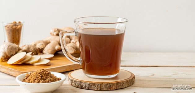 شوكولاتة ساخنة بالزنجبيل النباتي الصحي