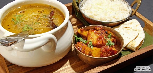 الوجبة المكدسة النباتية