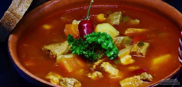 شوربة البطاطس النباتية