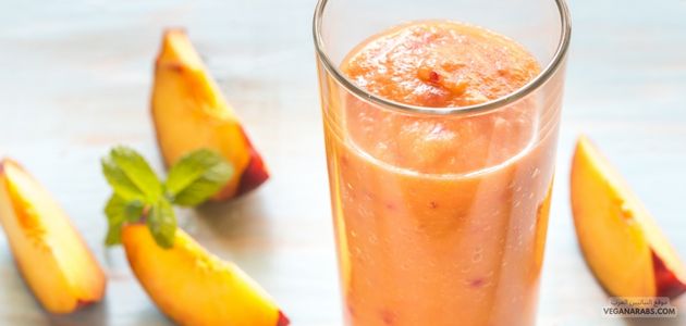 سموثي خوخ الشوفان