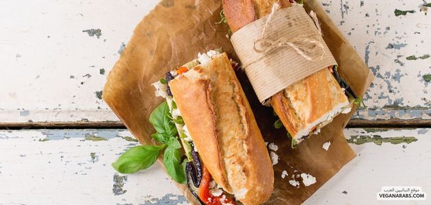 ساندويتشات نباتية لذيذة