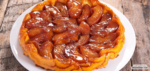 وصفة نباتية تارت البرقوق فرانجيباني