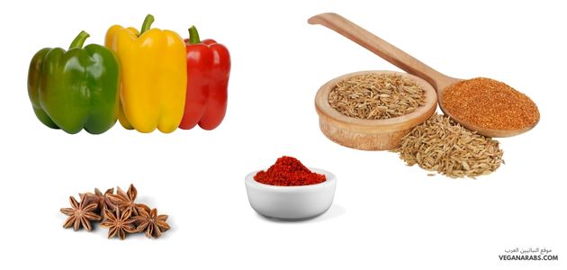 استخدام الأعشاب والتوابل في الطهي النباتي العربي