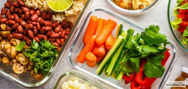 الأطعمة العضوية في النظام الغذائي النباتي