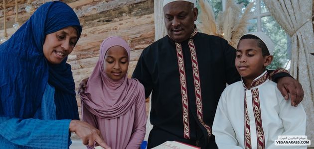 تأثير النباتية على الأسرة والتربية في الشرق الأوسط