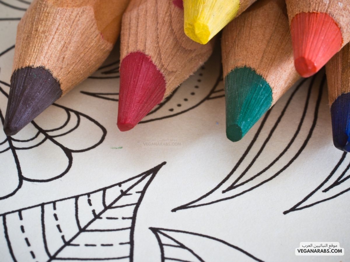 Fruits and vegetables coloring book