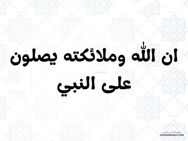 ان الله وملائكته يصلون على النبي