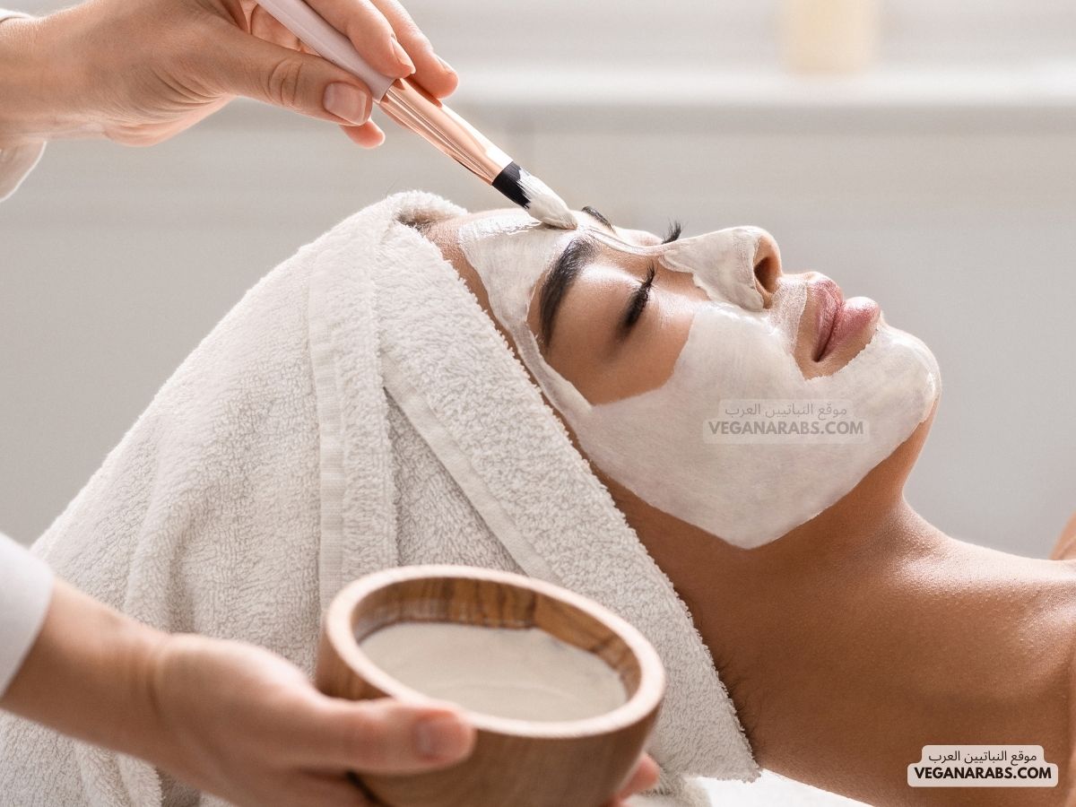 فوائد النشا والحليب للوجه