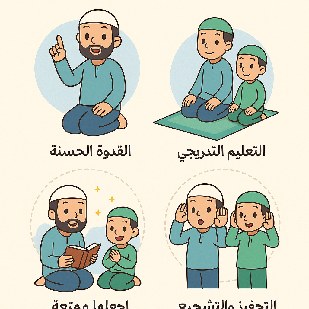 تعليم الصلاة للأطفال