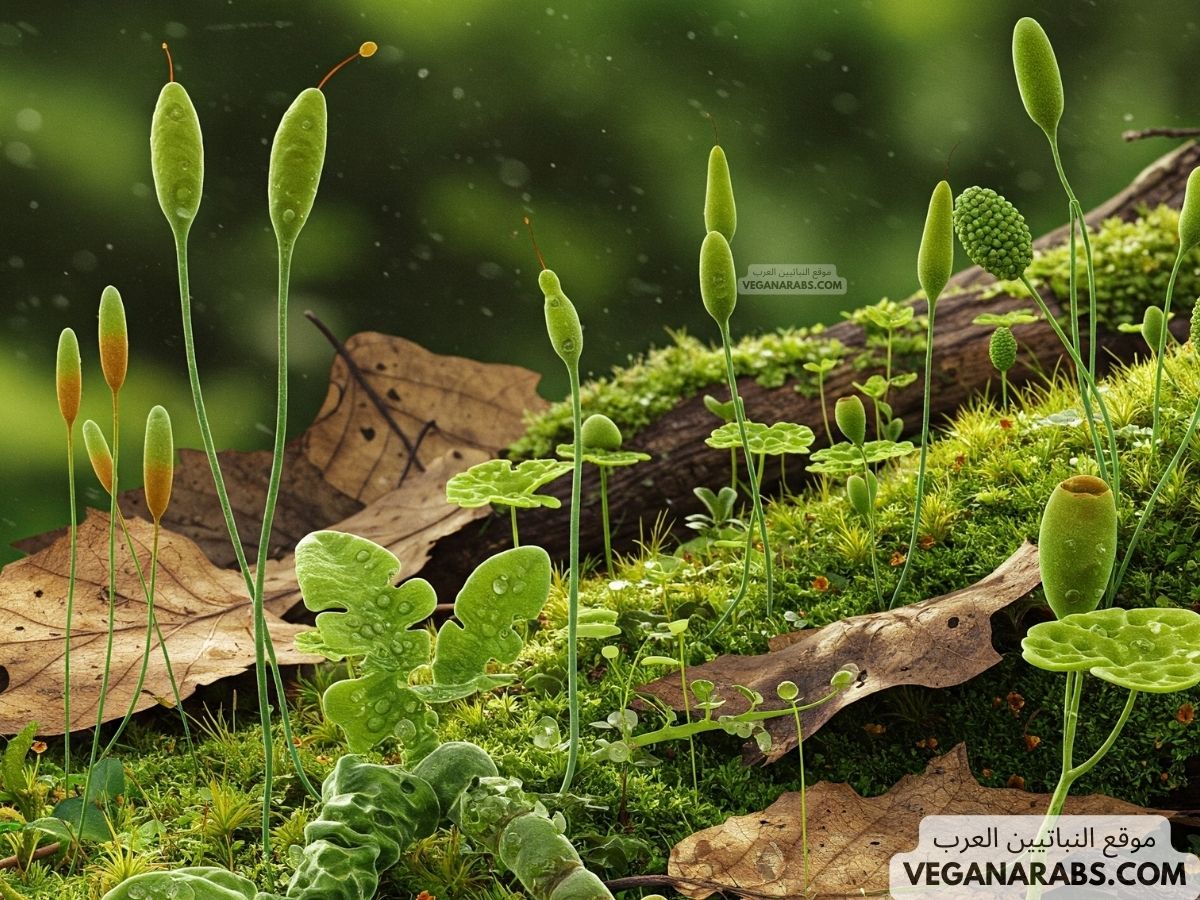 تفتقر النباتات اللاوعائية إلى..........