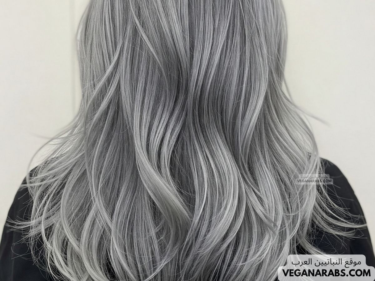 طريقة صبغ الشعر باللون الرمادي