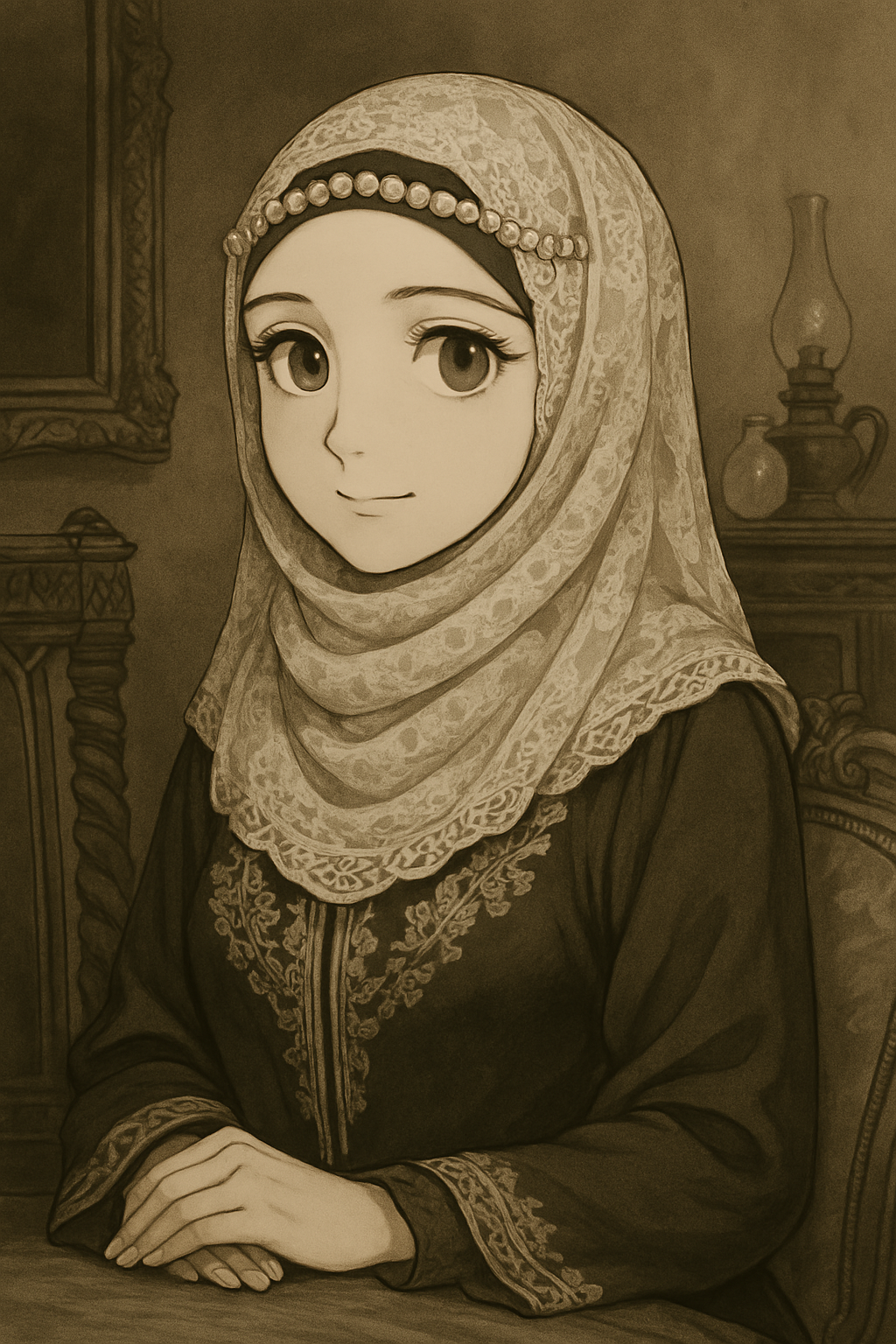 hijab anime 
