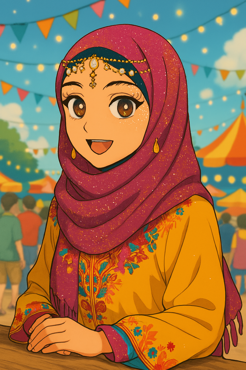 hijab anime 