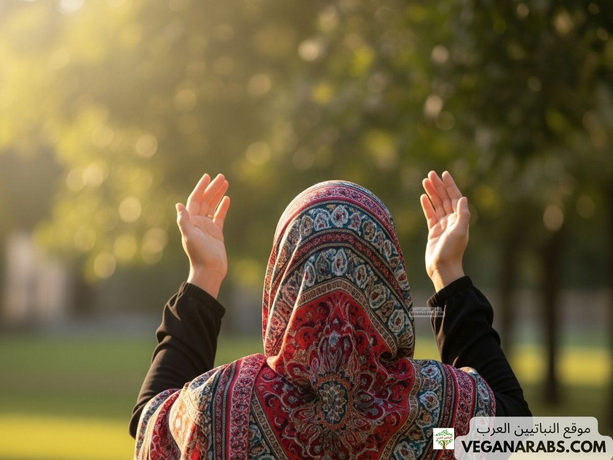 مصحف مفتوح مع سبحة بجانبه في ضوء صباحي هادئ يرمز للسكينة والدعاء.