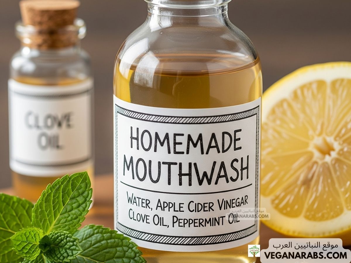 طريقة عمل غسول طبيعي للفم